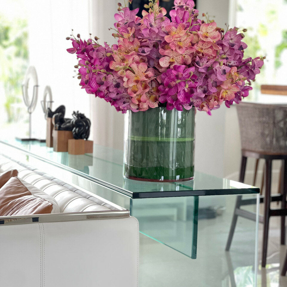 Orchidées Mokara Mixtes dans Grand Cylindre Rota