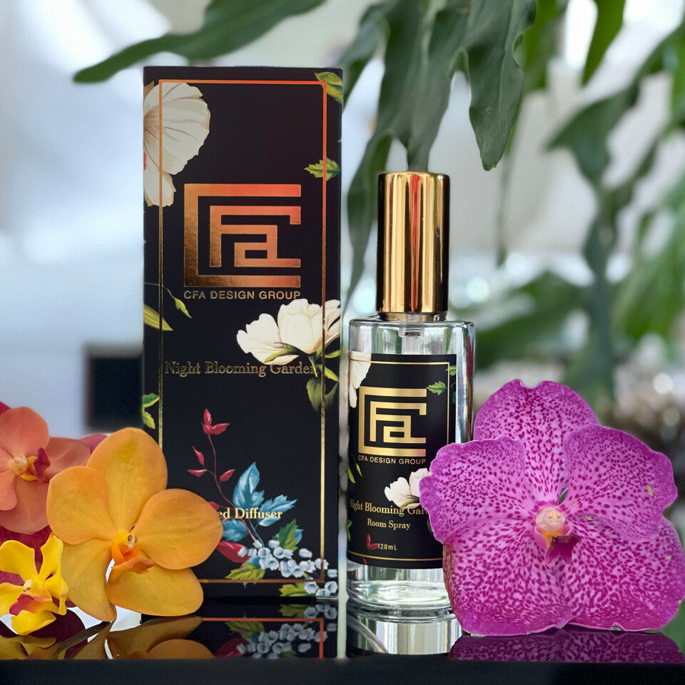 Brume d’ambiance et bougie Night Blooming